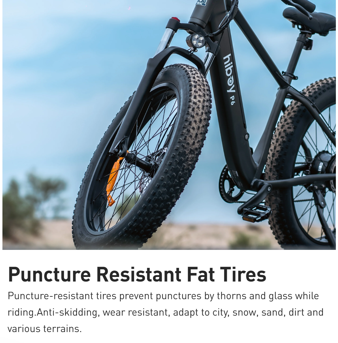 Hiboy P6 Fat Tire Electric Bike
