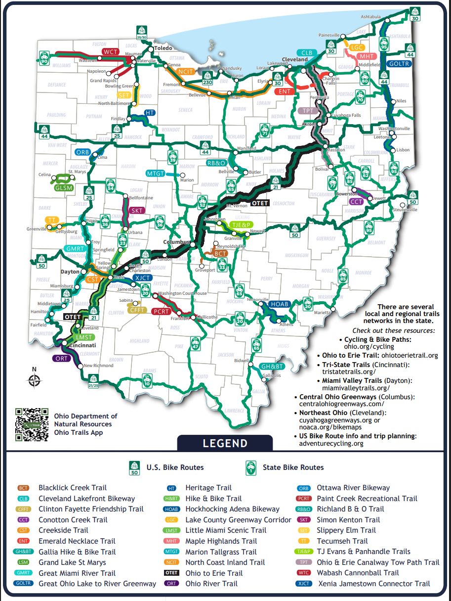 Best Bike Trails in Ohio