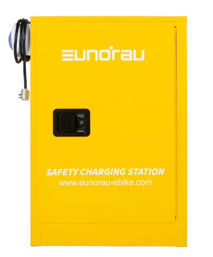 Eunorau Safety Charging Station 12 Gallon with 1 Smoke Alarm, 6 Charging Ports