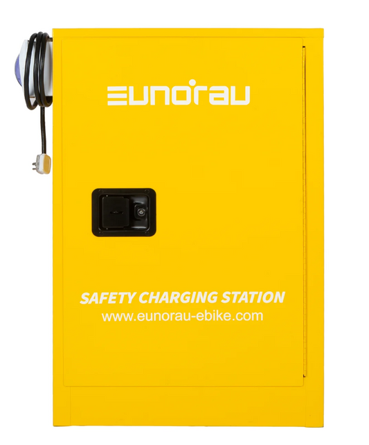 Eunorau Safety Charging Station 12 Gallon with 1 Smoke Alarm, 6 Charging Ports