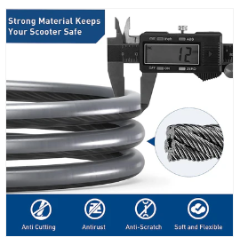 Hiboy Cable Lock for All Scooter or Bike